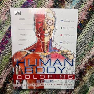 Anatomy & physiology human body coloring book - study material
